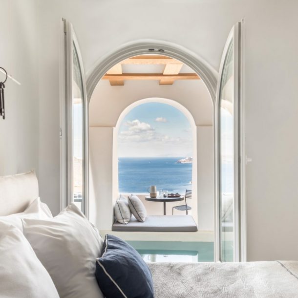 Porto Fira Suites Hotel in Santorini by Interior Design Laboratorium Yellowtrace 05