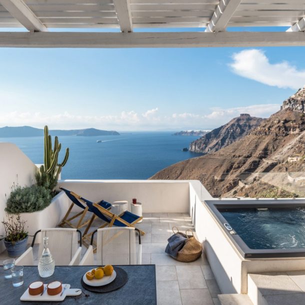 Porto Fira Suites Hotel in Santorini by Interior Design Laboratorium Yellowtrace 19
